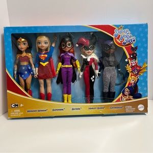 DC SUPER HERO GIRLS Dolls set Mattel Wonder Woman supergirl batgirl NRFB NWT